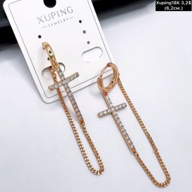 Сережки Xuping18К 20054 ( 6.2 см)